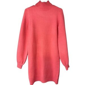 Lulus Women’s Pink Knit Sweater Dress Casual Career XS